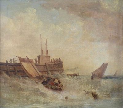 Marina con Barche di Pescatori