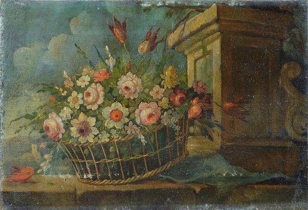 Renato Zini - Fiori nel cesto