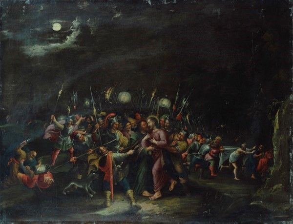 Attr.a Frans Francken I - La cattura di Cristo