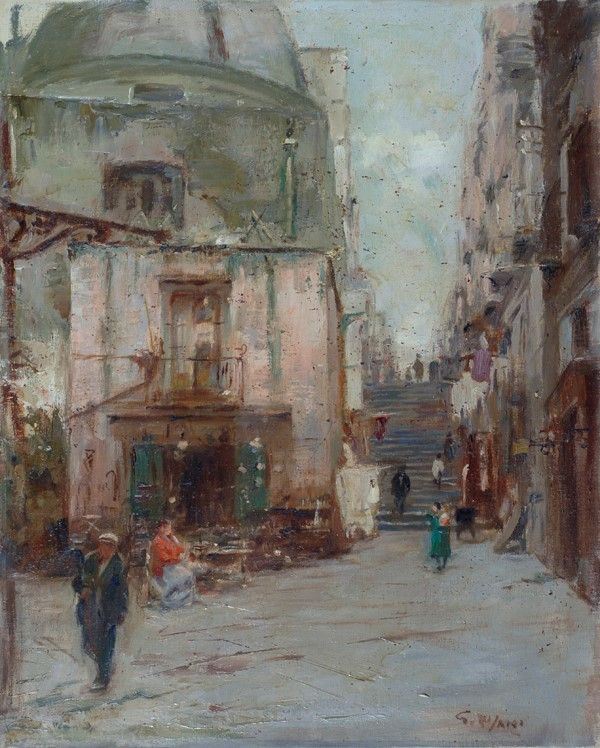 Gustavo Pisani - Una via di Napoli