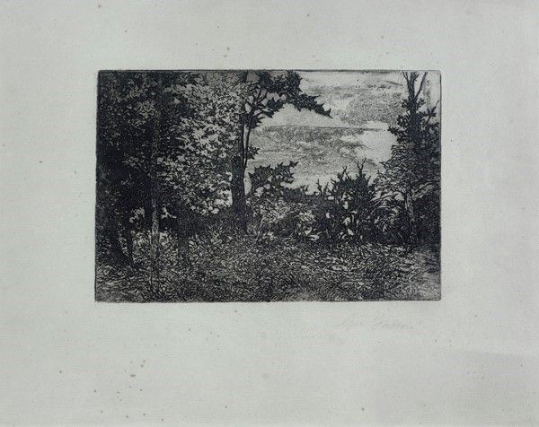 Giovanni Fattori - Paesaggio toscano