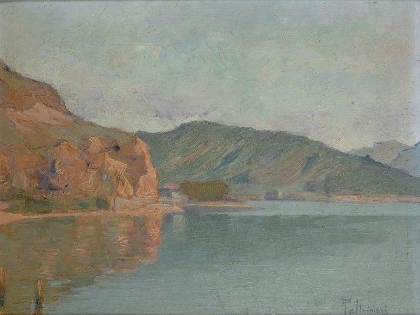 Oreste Paltrinieri - Lago di Lugano da Porto Ceresio