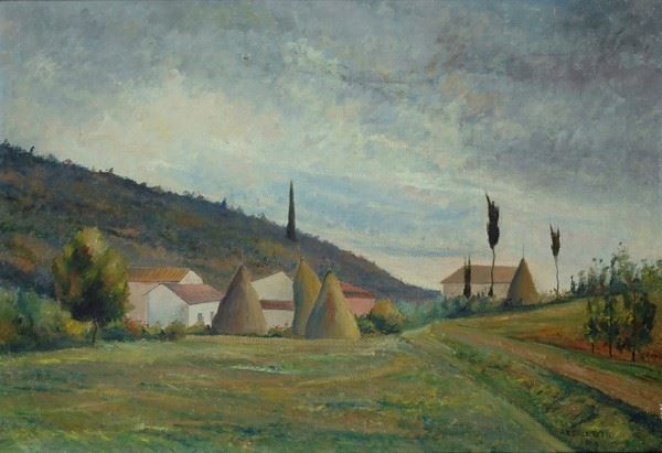 Aldo Augusto Baccinetti - La sera d’ottobre in Toscana