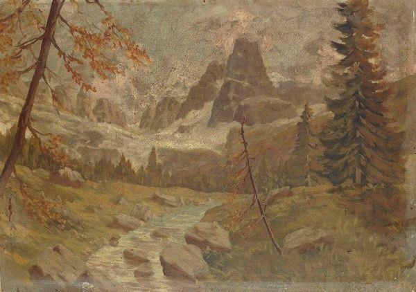 Anonimo, XX Sec. - Gruppo di Brenta, Cima Tosa
