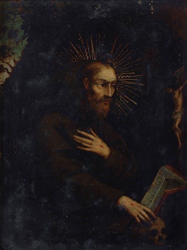 Scuola Italiana, XVII sec.,Scuola Italia Settentrionale, XVII sec. - San Francesco