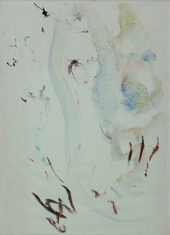 Ernesto Treccani : Figure  - Oil painting on canvas - Auction MODERN ART - Galleria Pananti Casa d'Aste
