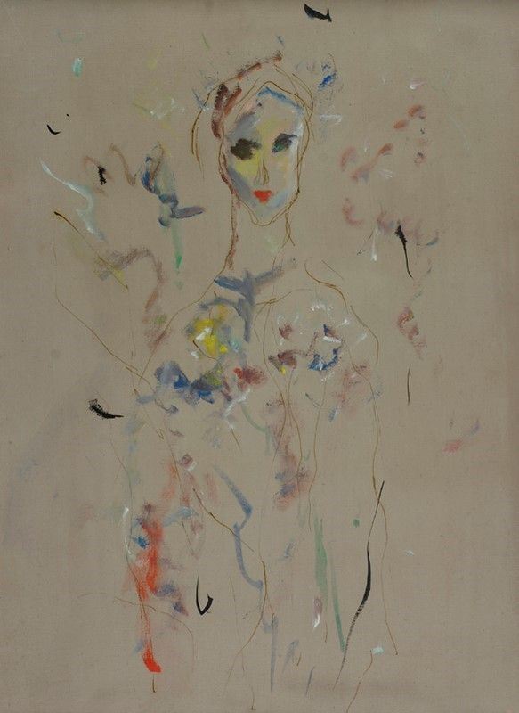 Ernesto Treccani - Figura colorata