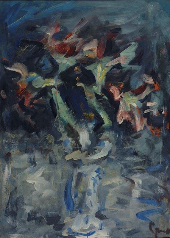 Enzo Pregno - Vaso con Fiori