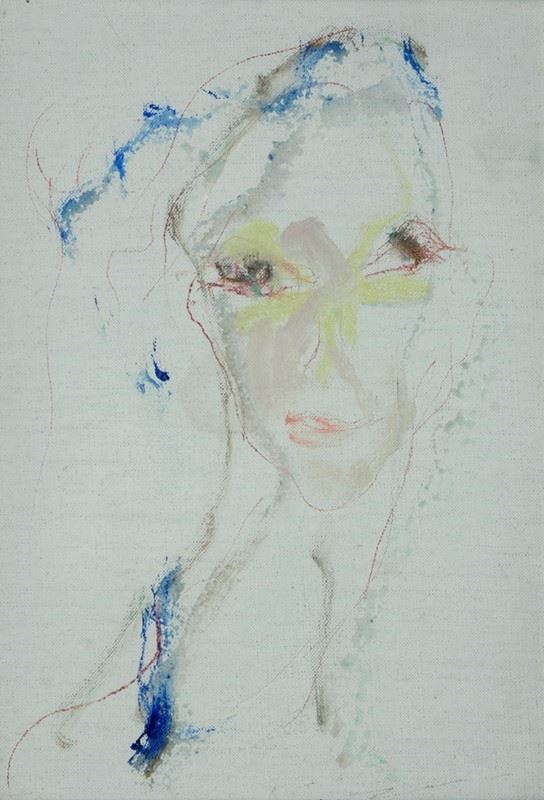 Ernesto Treccani : Face  - Oil painting on canvas - Auction MODERN ART - Galleria Pananti Casa d'Aste