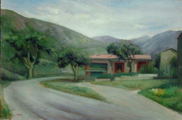 Piero Bernardini - Paesaggio a Castagno