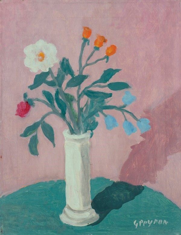Guido Peyron - Vaso di fiori