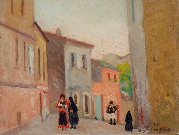 Giovanni Sircana - Casa di Sebastiano Satta a Nuoro