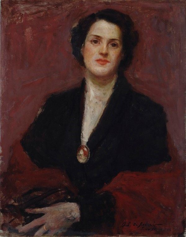 Osman Lorenzo De Scolari - Ritratto di Signora