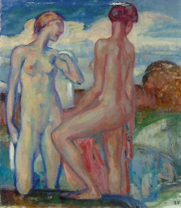 Attr. a Enrico Ludolf Verworner - Bagnanti