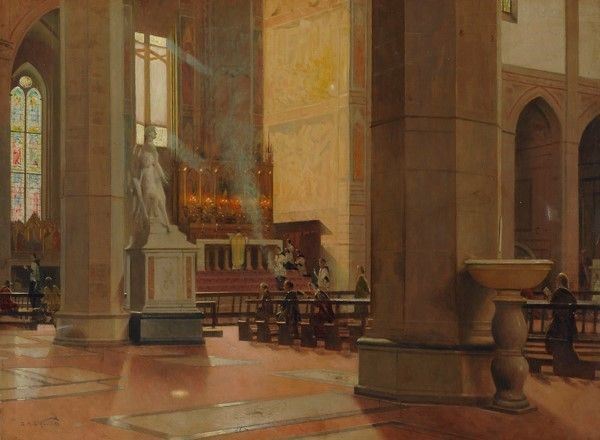 Antonio Maria Aspettati - Interno di Santa Croce