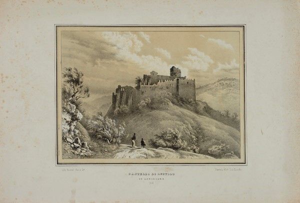 Alberto Pasini - Cartella di Sedici Litografie dei Castelli di Parma e Piacenza