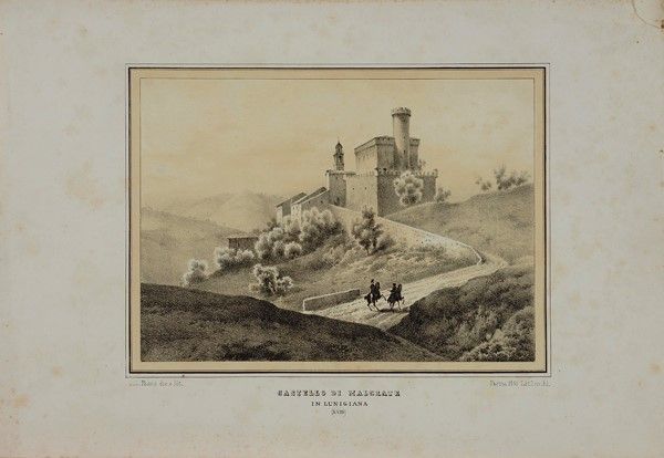 Alberto Pasini - Cartella di Sedici Litografie dei Castelli di Parma e Piacenza