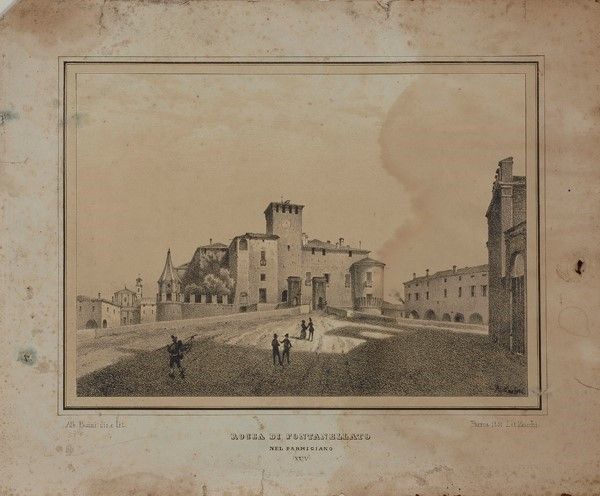 Alberto Pasini - Cartella di Sedici Litografie dei Castelli di Parma e Piacenza