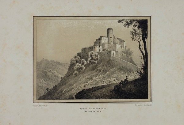 Alberto Pasini - Cartella di Sedici Litografie dei Castelli di Parma e Piacenza