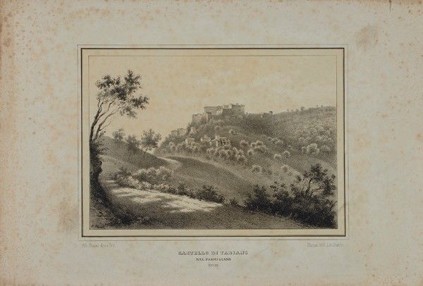 Alberto Pasini - Cartella di Sedici Litografie dei Castelli di Parma e Piacenza