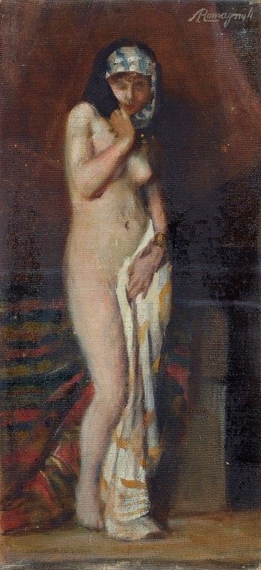 Angiolo Romagnoli - La modella