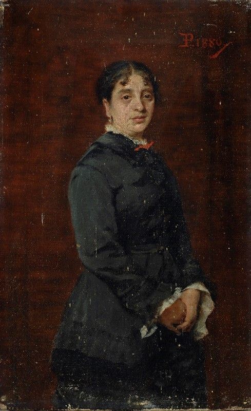 Anonimo, XIX sec. - Ritratto di signora