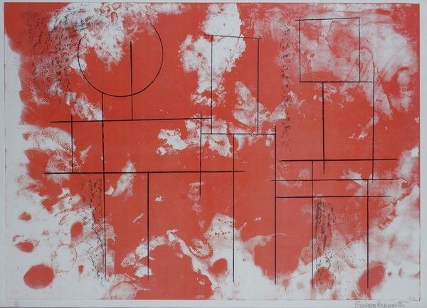 Jocelyn Barbara Hepworth : Itea, form the Aegean Suite  (1970)  - Litografia - Asta Autori dell'800-900, Moderni e Contemporanei, Grafica ed Edizioni - Galleria Pananti Casa d'Aste