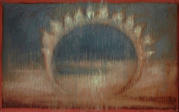Omar Galliani : In aurea  - Olio su tela - Asta Autori dell'800-900, Moderni e Contemporanei, Grafica ed Edizioni - Galleria Pananti Casa d'Aste