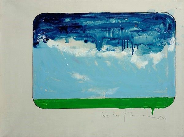 Mario Schifano - Paesaggio anemico