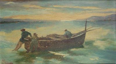 Barca con Pescatori