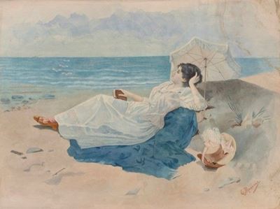 Donna sulla Spiaggia