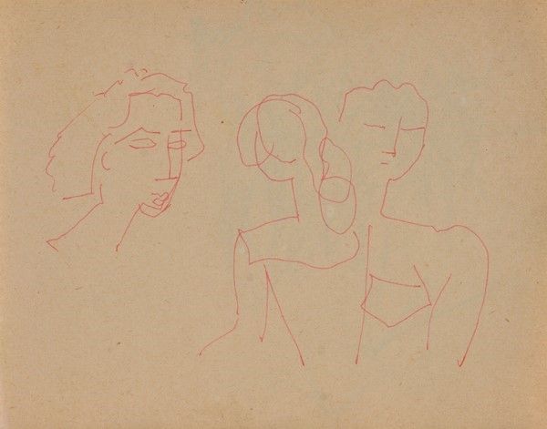 Moses Levy - Cinque Studi di Figure e un Bosco