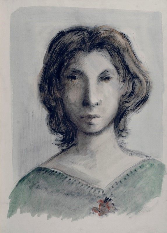 Domenico Purificato - Volto Femminile