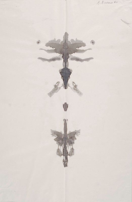 Antonio Bueno : Impronte  (1960)  - Monotipo su carta - Auction Autori Moderni e Contemporanei, Grafica ed Edizioni - Galleria Pananti Casa d'Aste
