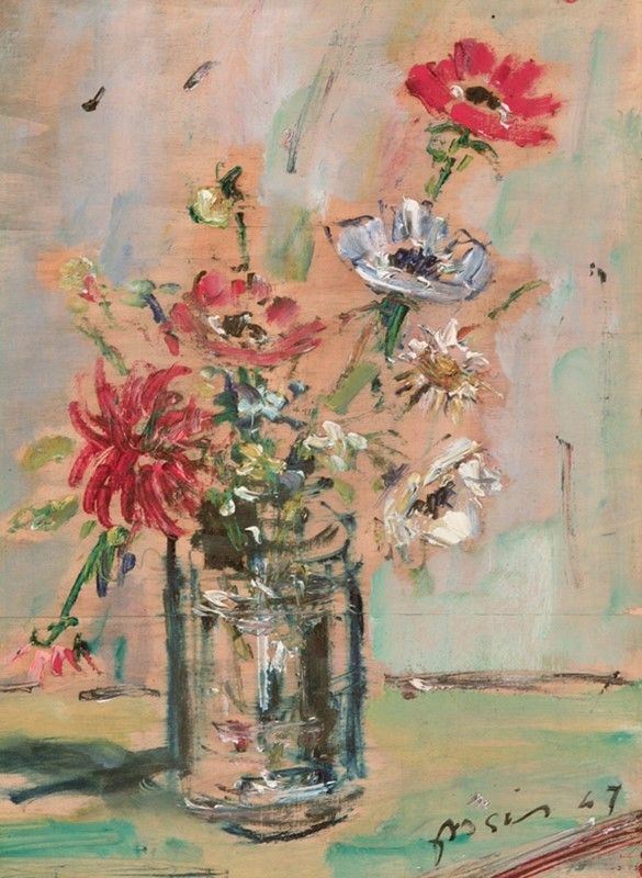 Attr. a Filippo De Pisis - Fiori, 1947