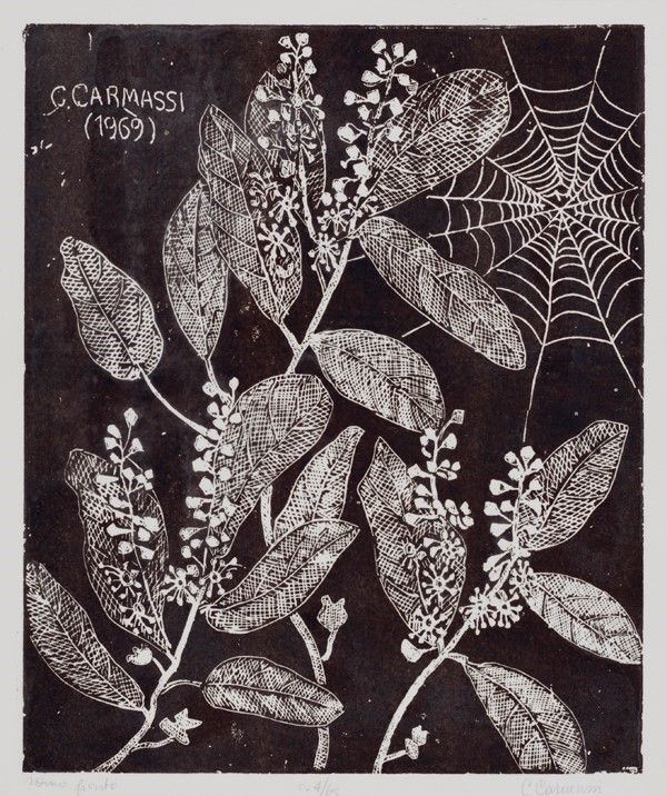 Corrado Carmassi : Ramo fiorito  (1969)  - Litografia - Asta GRAFICA ED EDIZIONI - Galleria Pananti Casa d'Aste