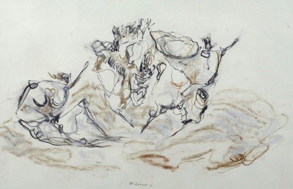 Vincenzo Balsamo : Senza titolo  - Tecnica mista su carta - Auction STORART: Dipinti, oggetti, arredi dal XVII al XX sec. - II - Galleria Pananti Casa d'Aste