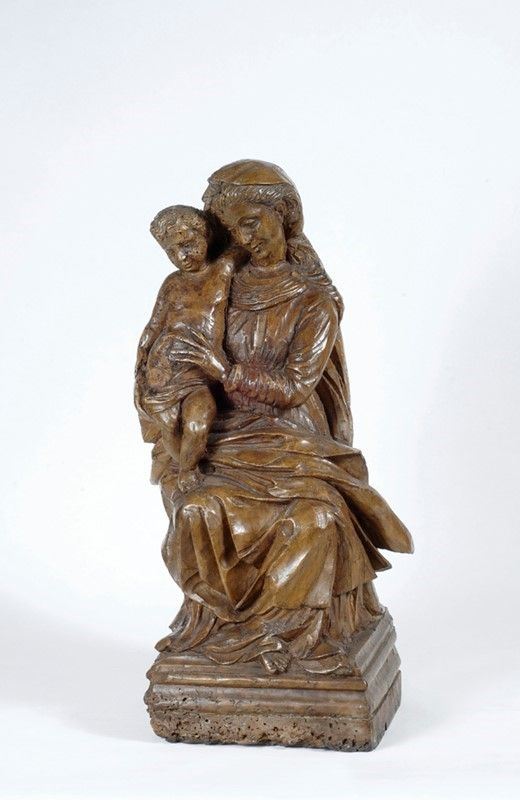 Madonna col bambino  - Asta Antiquariato - mobili, dipinti e oggetti di arredo - I - Galleria Pananti Casa d'Aste