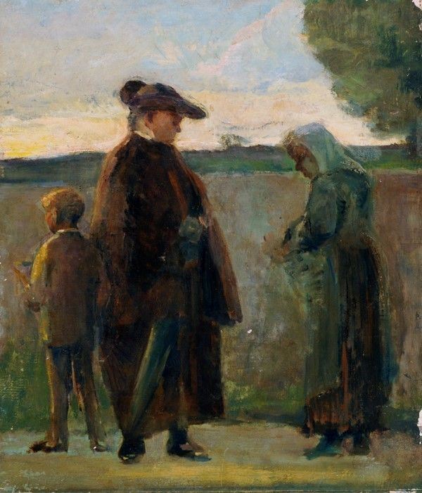 Cristiano Banti - La passeggiata del curato