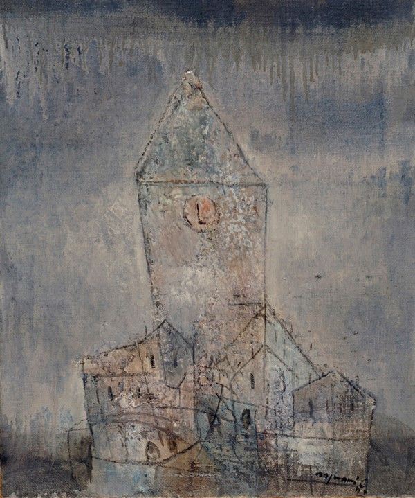 Franco Rognoni - Paese Sotto la Pioggia
