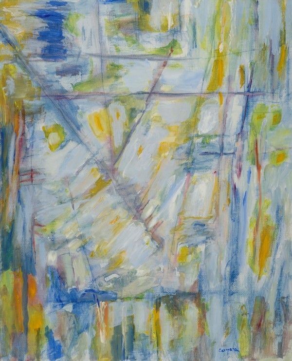 Antonio Corpora : Una mattina una leggenda  (1989)  - Acrilico su tela - Auction Autori Moderni e Contemporanei, Grafica ed Edizioni - Galleria Pananti Casa d'Aste