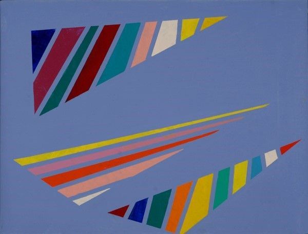 Piero Dorazio : Geom. I  (2004)  - Olio su tela - Auction Autori Moderni e Contemporanei, Grafica ed Edizioni - Galleria Pananti Casa d'Aste