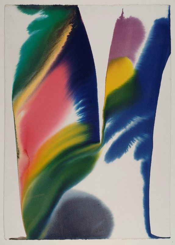 Paul Jenkins : Phenomena Tauras Visit  (1975)  - Acquerello su carta - Asta Autori Moderni e Contemporanei, Grafica ed Edizioni - Galleria Pananti Casa d'Aste