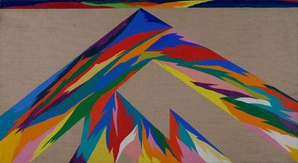 Piero Dorazio : Olympia  (1970)  - Olio su tela - Asta Autori Moderni e Contemporanei, Grafica ed Edizioni - Galleria Pananti Casa d'Aste