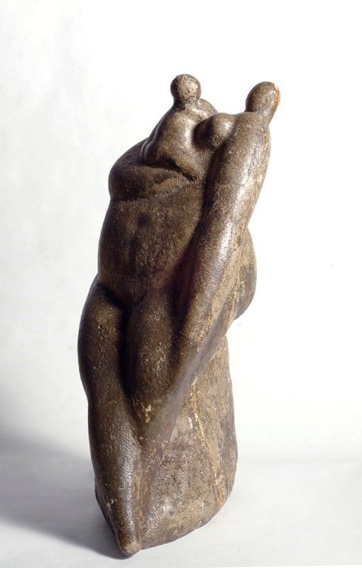Venturino Venturi : Maternità  (1948)  - Cemento - Asta Antiquariato - mobili, dipinti e oggetti di arredo - I - Galleria Pananti Casa d'Aste