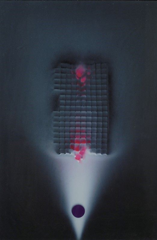 Franco Costalonga : Destrutturazione  (2002)  - Tecnica mista su cartone - Auction Autori dell'800-900, Grafica ed Edizioni - I - Galleria Pananti Casa d'Aste