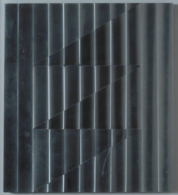 Getulio Alviani : Superficie a testura vibratile  (anni '60)  - Alluminio - Asta Autori Moderni e Contemporanei, Grafica ed Edizioni - Galleria Pananti Casa d'Aste