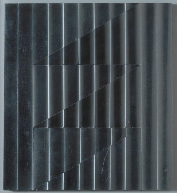 Getulio Alviani : Superficie a testura vibratile  (anni '60)  - Alluminio - Auction Autori Moderni e Contemporanei, Grafica ed Edizioni - Galleria Pananti Casa d'Aste