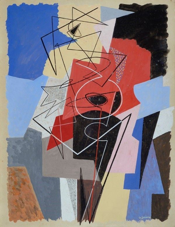 Gino Severini - Danseuse Rouge