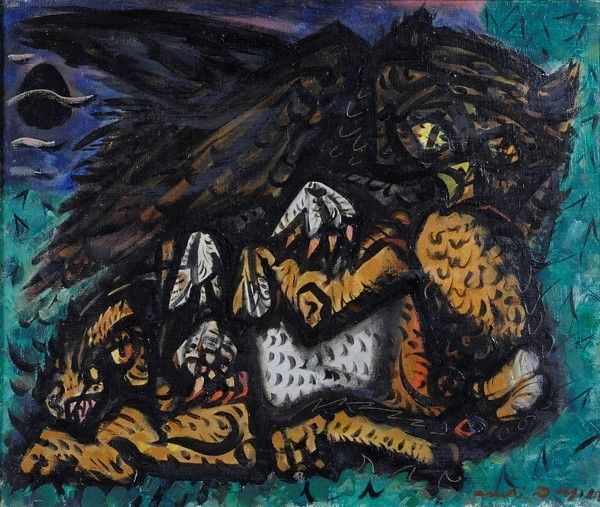 André Masson - Hibou Avec Lievre
